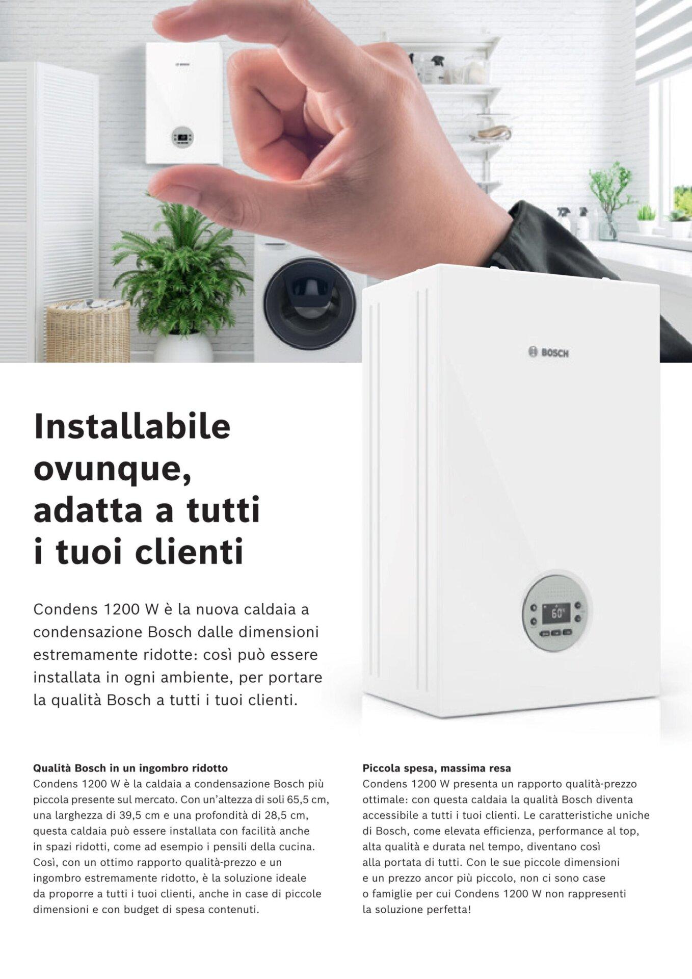 Bosch Condens 1200 W caratteristiche