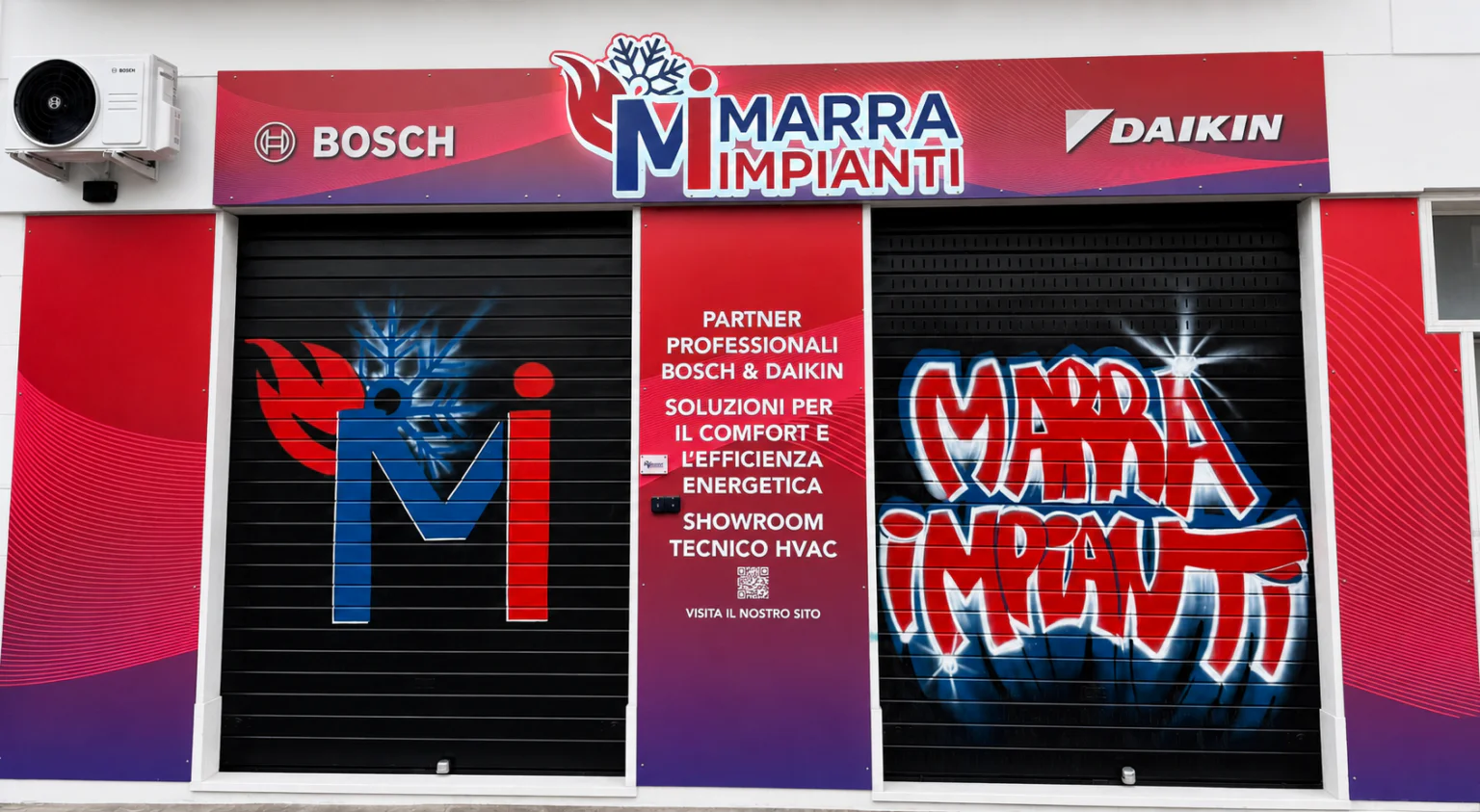 Showroom tecnico Marra Impianti a Nettuno