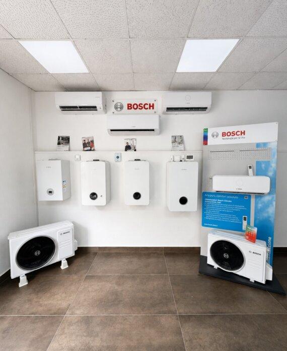 Area Bosch nello showroom Marra Impianti a Nettuno