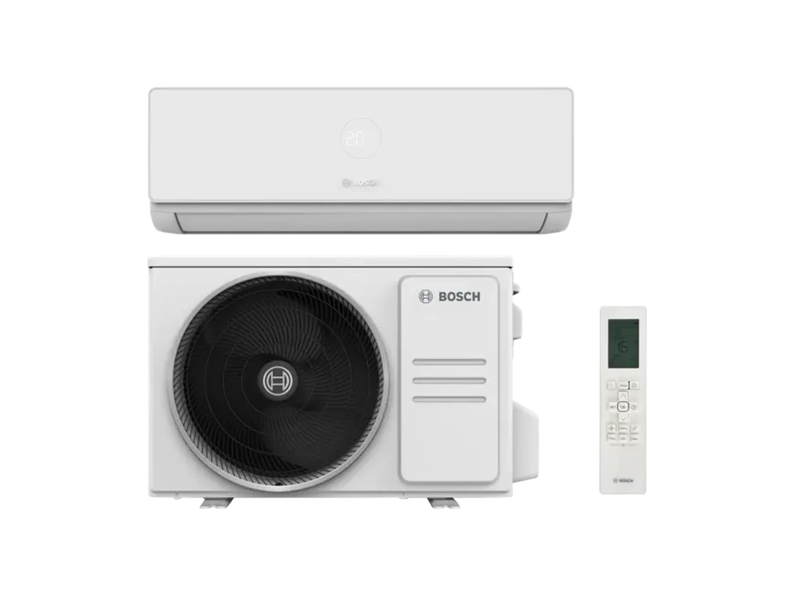 Bosch Climate 4000i con unità interna, esterna e telecomando – Marra Impianti